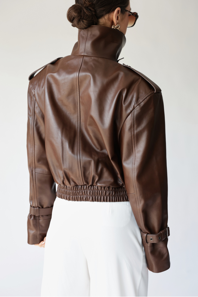 Kurtka skórzana licowa Blair 