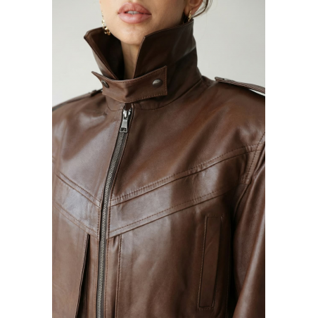 Kurtka skórzana licowa Blair 
