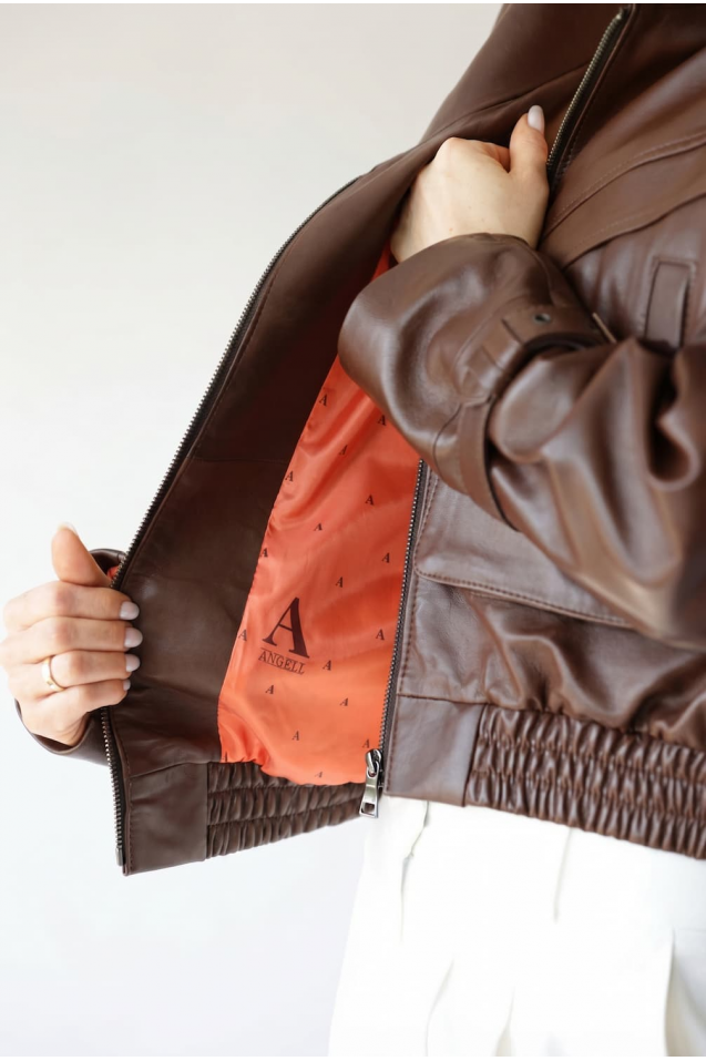 Kurtka skórzana licowa Blair 