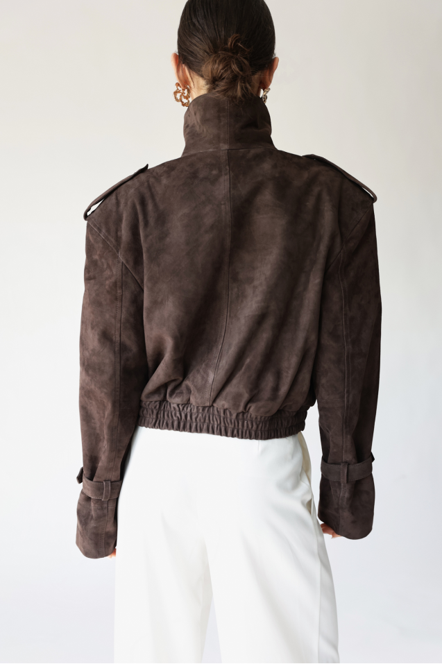 Kurtka skórzana zamszowa Blair 