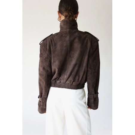 Kurtka skórzana zamszowa Blair 