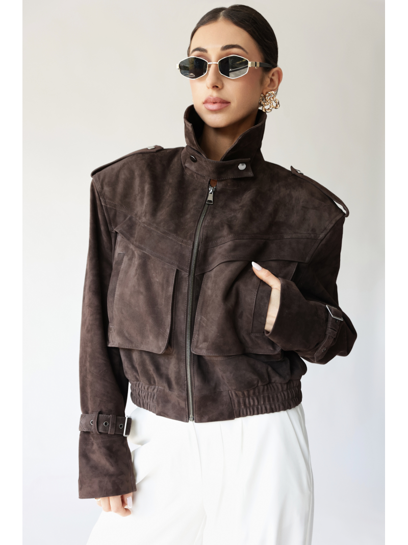 Kurtka skórzana zamszowa Blair 