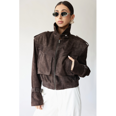 Kurtka skórzana zamszowa Blair 