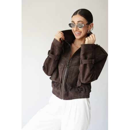 Kurtka skórzana zamszowa Blair 