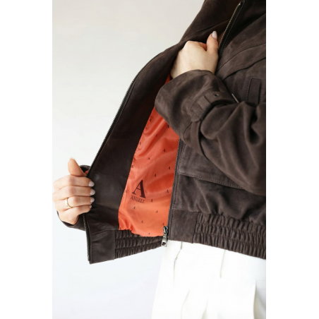 Kurtka skórzana zamszowa Blair 