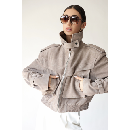 Kurtka skórzana zamszowa Blair 