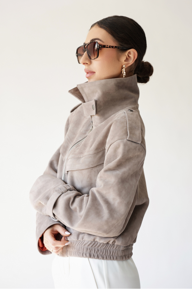 Kurtka skórzana zamszowa Blair 