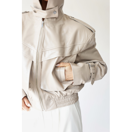 Kurtka skórzana licowa Blair 