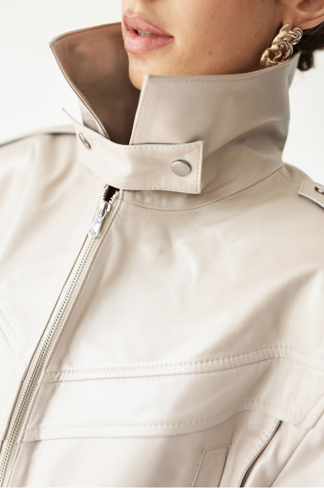 Kurtka skórzana licowa Blair 