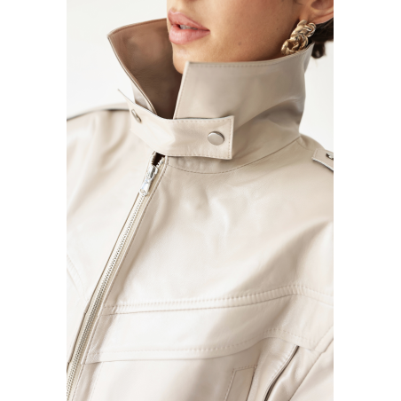 Kurtka skórzana licowa Blair 