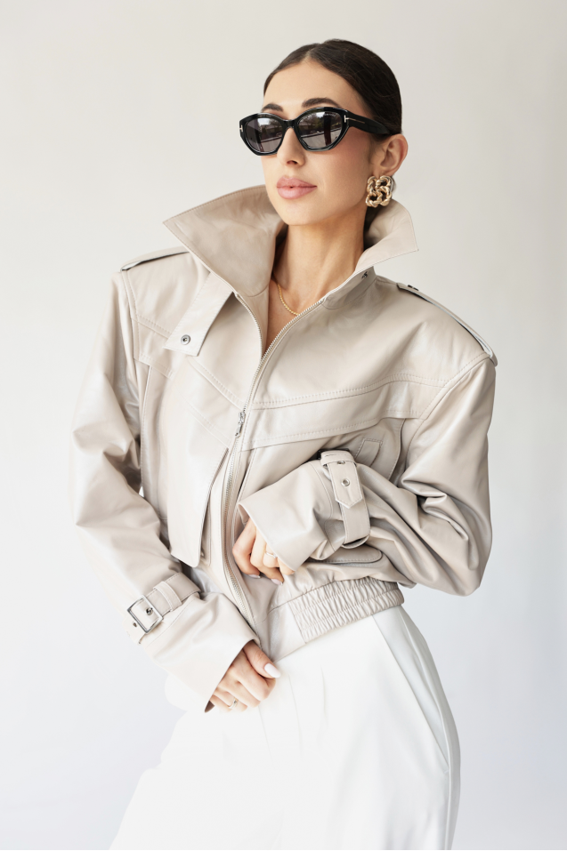 Kurtka skórzana licowa Blair 