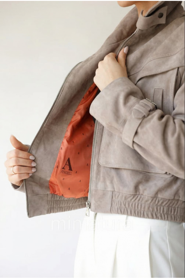 Kurtka skórzana zamszowa Blair 