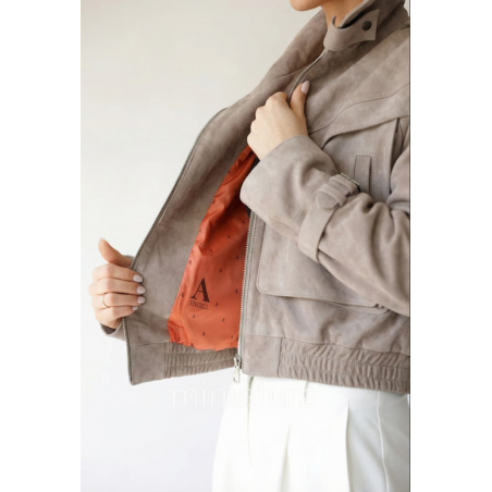 Kurtka skórzana zamszowa Blair 