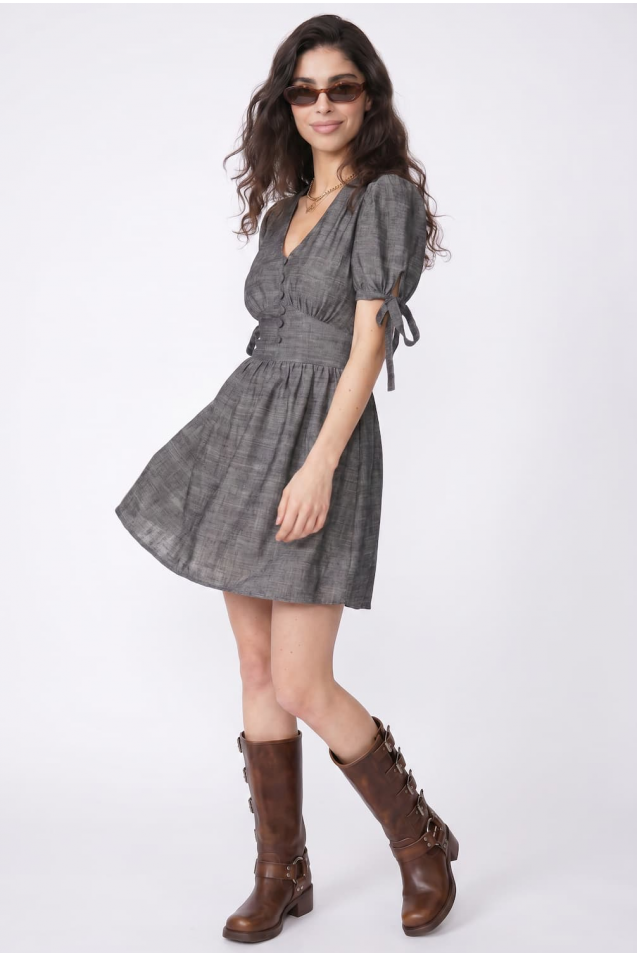 Maribel Linen Dress 