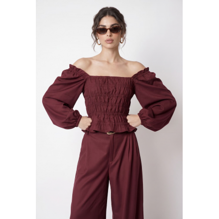 Vintage Blouse with frowning 