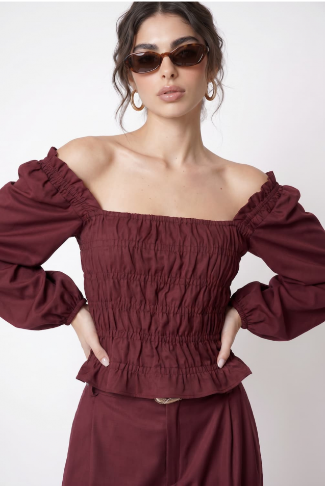 Vintage Blouse with frowning