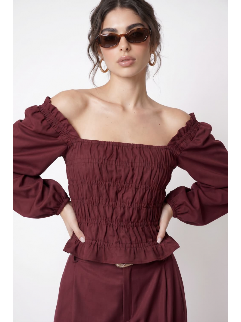 Vintage Blouse with frowning 