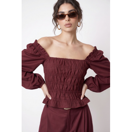Vintage Blouse with frowning 