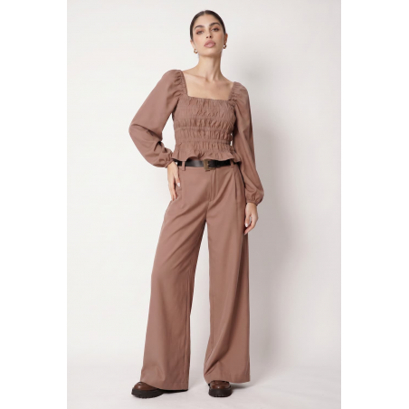 Vintage Blouse with frowning 