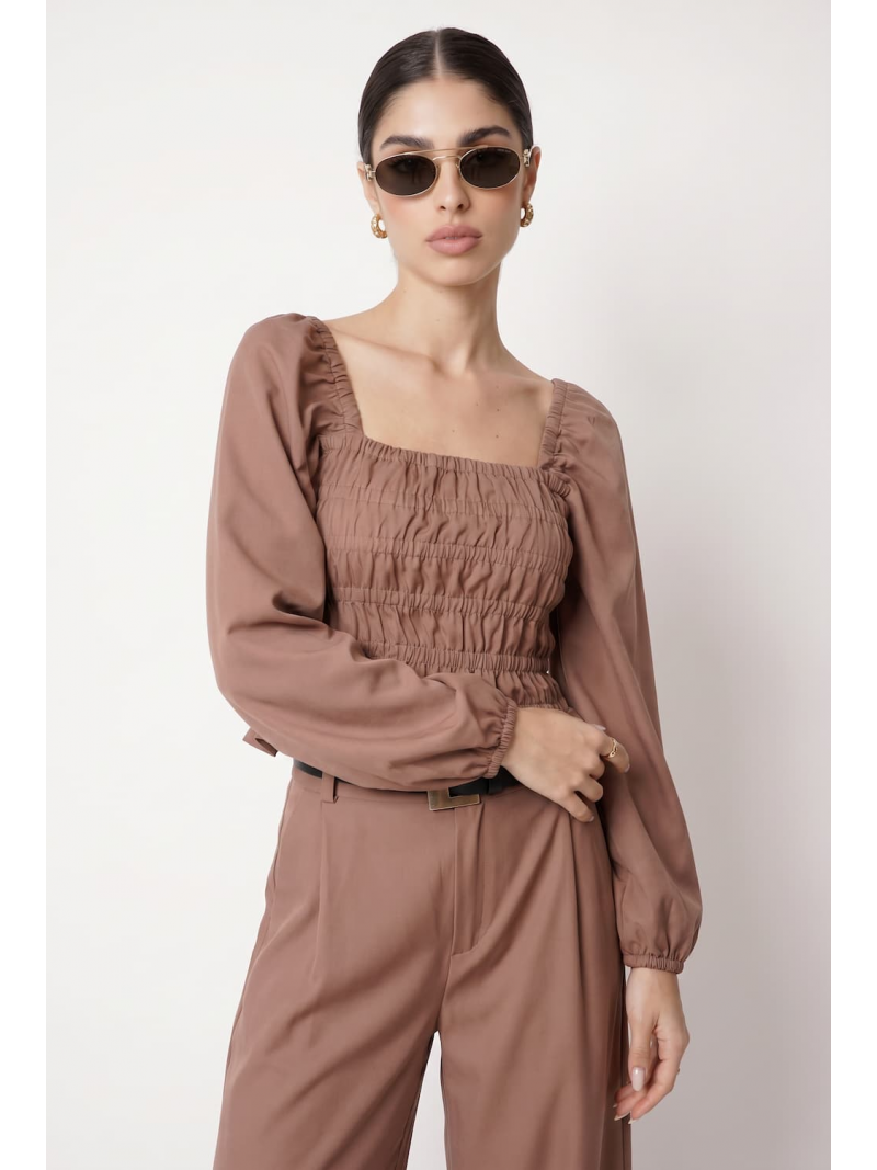 Vintage Blouse with frowning 
