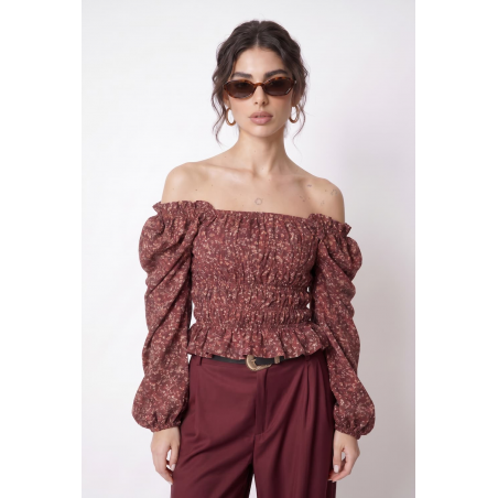 Vintage Blouse with frowning 