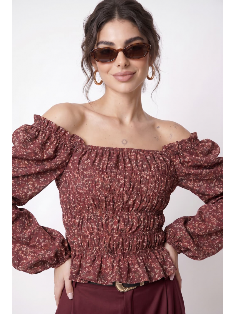 Vintage Blouse with frowning 