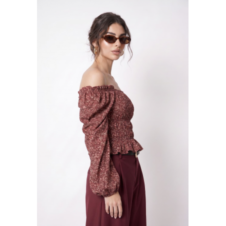 Vintage Blouse with frowning 
