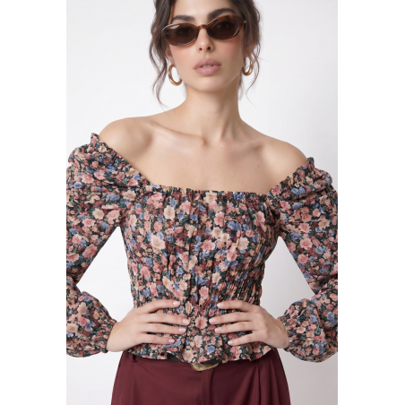 Vintage Blouse with frowning 