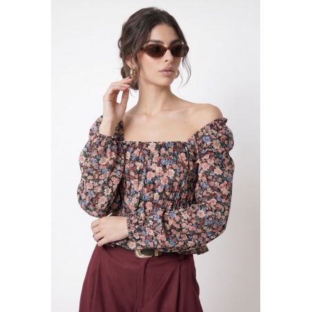 Vintage Blouse with frowning 