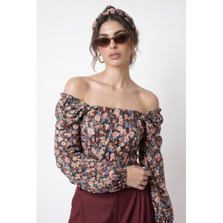 Vintage Blouse with frowning 