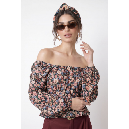 Vintage Blouse with frowning 