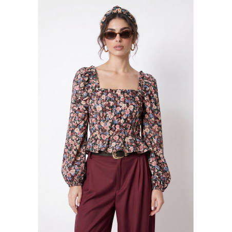 Vintage Blouse with frowning 