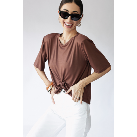 T-shirt Rosa z dzianiny bambusowej 