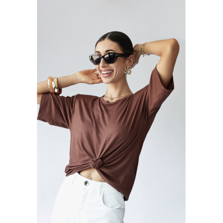 T-shirt Rosa z dzianiny bambusowej 