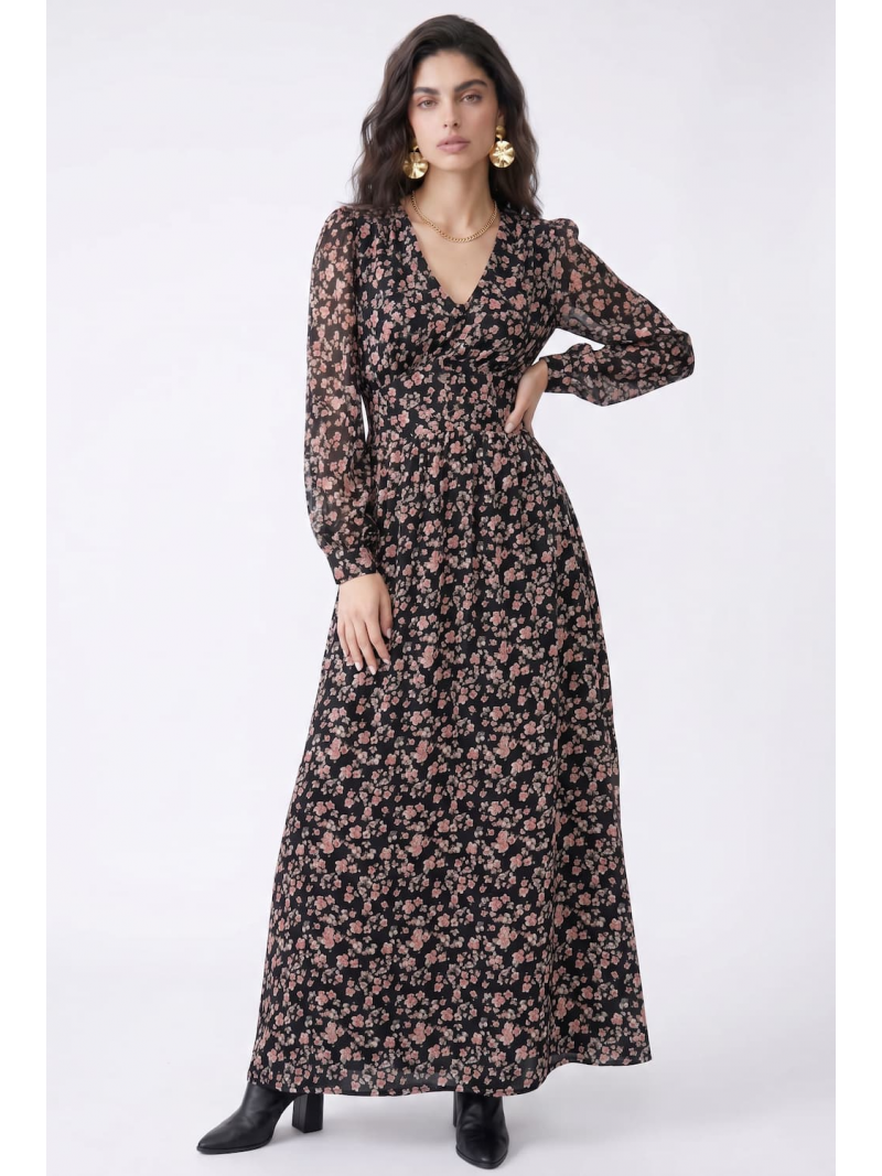 Maribel Viscose Maxi Dress 