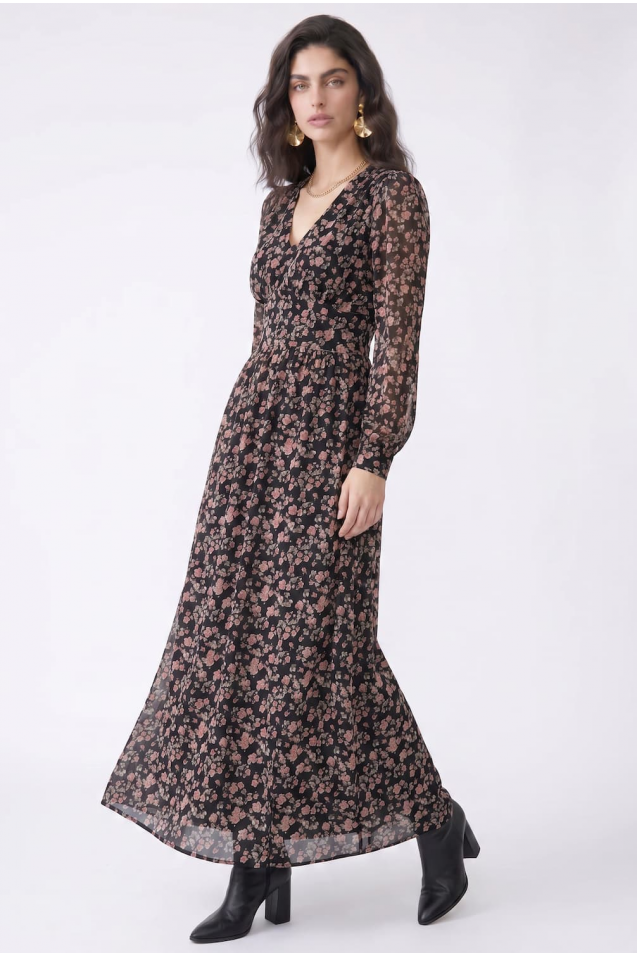 Sukienka Maribel maxi z wiskozy