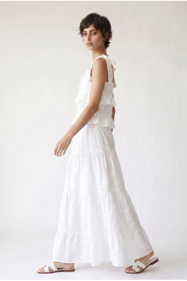 Spódnica bawełniana maxi Siena