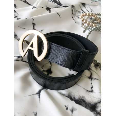 Leather belt 