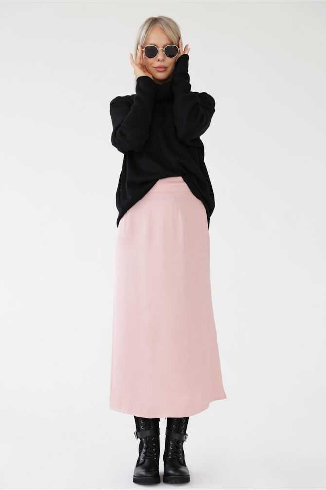 Feme satin skirt 