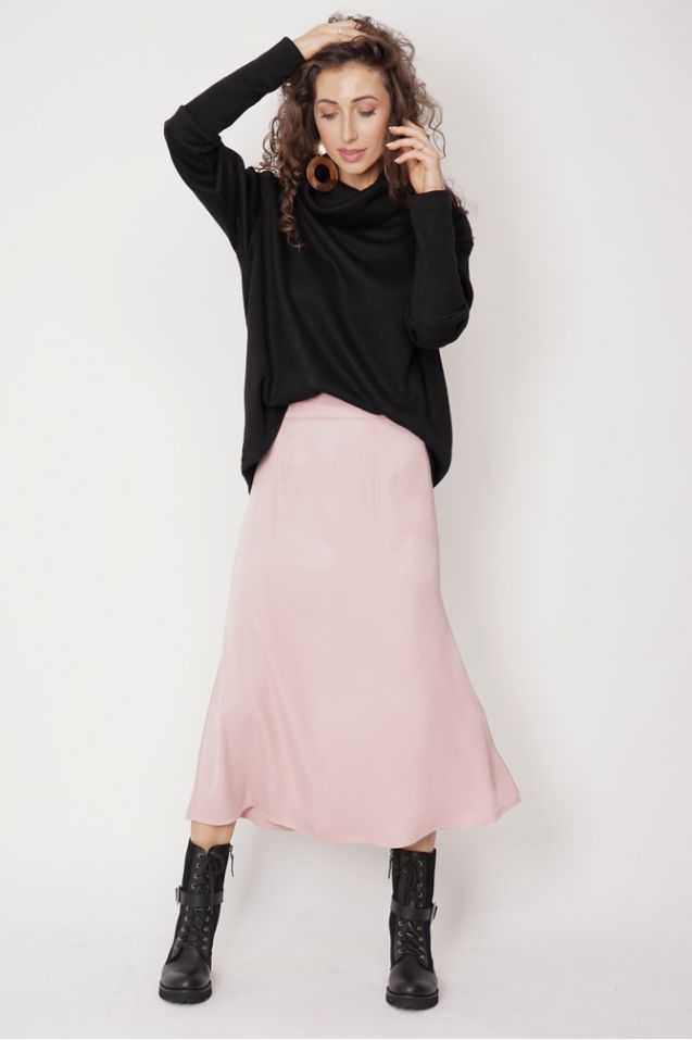 Feme satin skirt 