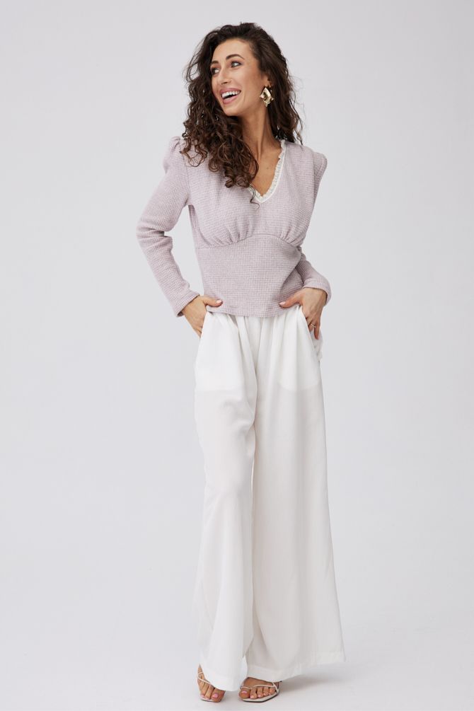 Flora Sweater with lace