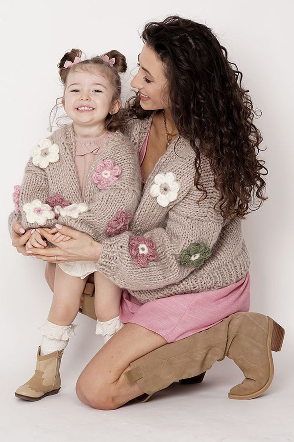 HAND MADE Flower PETIT Sweater