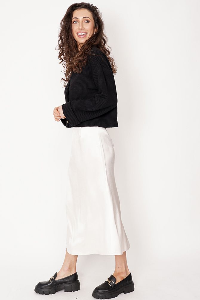 Feme Satin Skirt