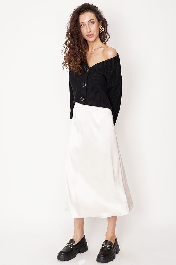 Feme Satin Skirt