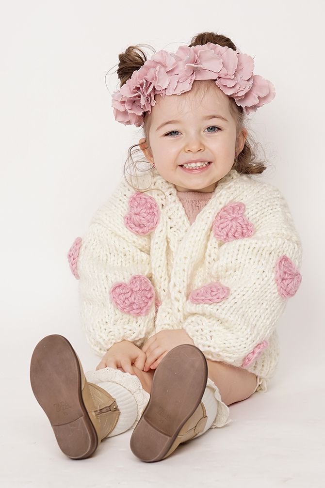 HAND MADE Heart PETIT Sweater