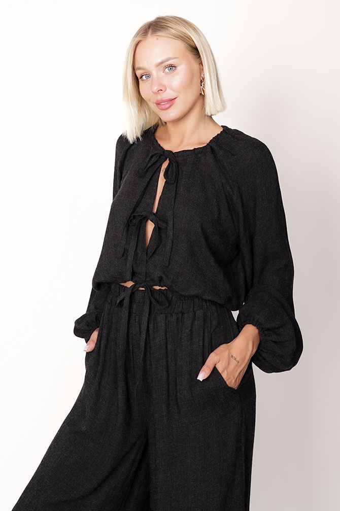 Skye Tie Blouse