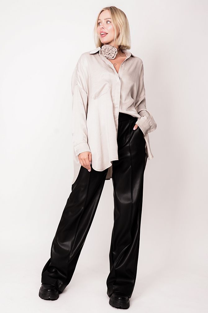 Long Lyocell Shirt