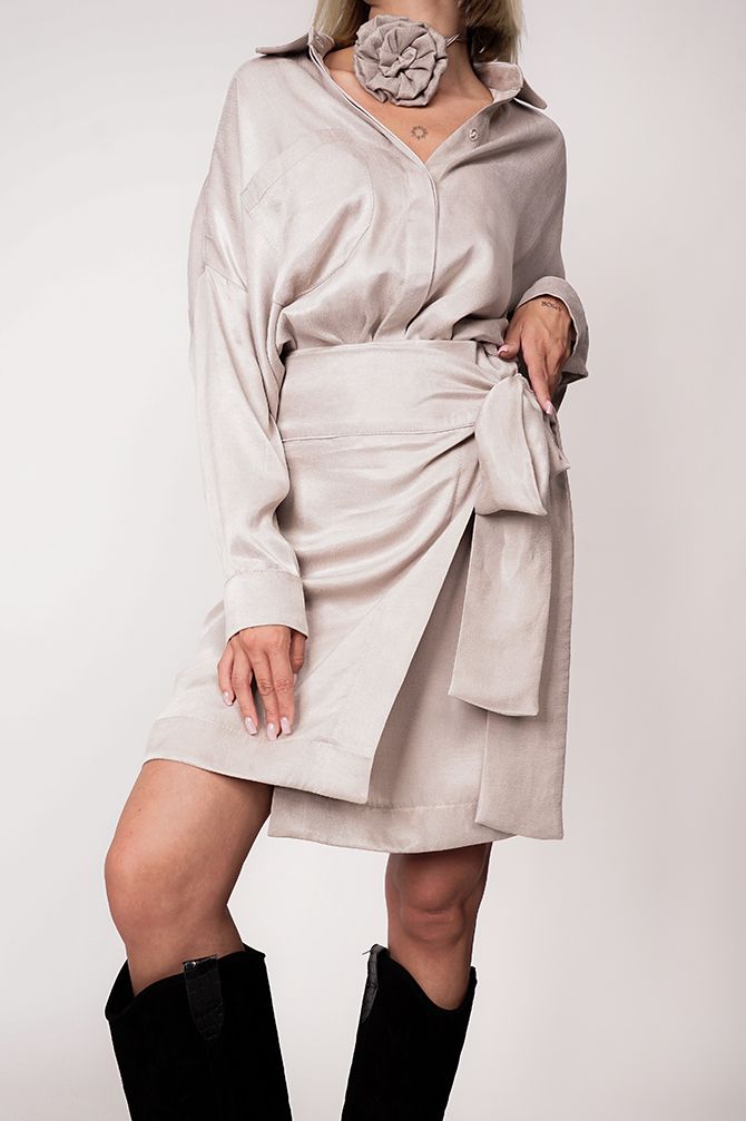 Long Lyocell Shirt