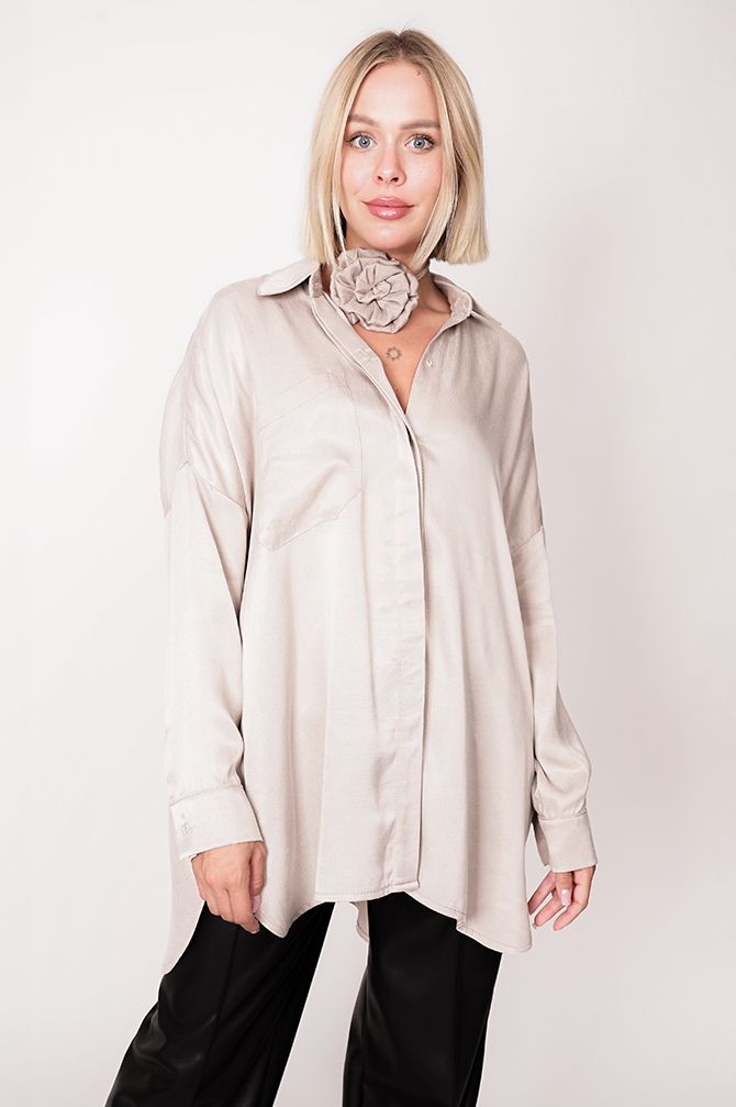 Long Lyocell Shirt