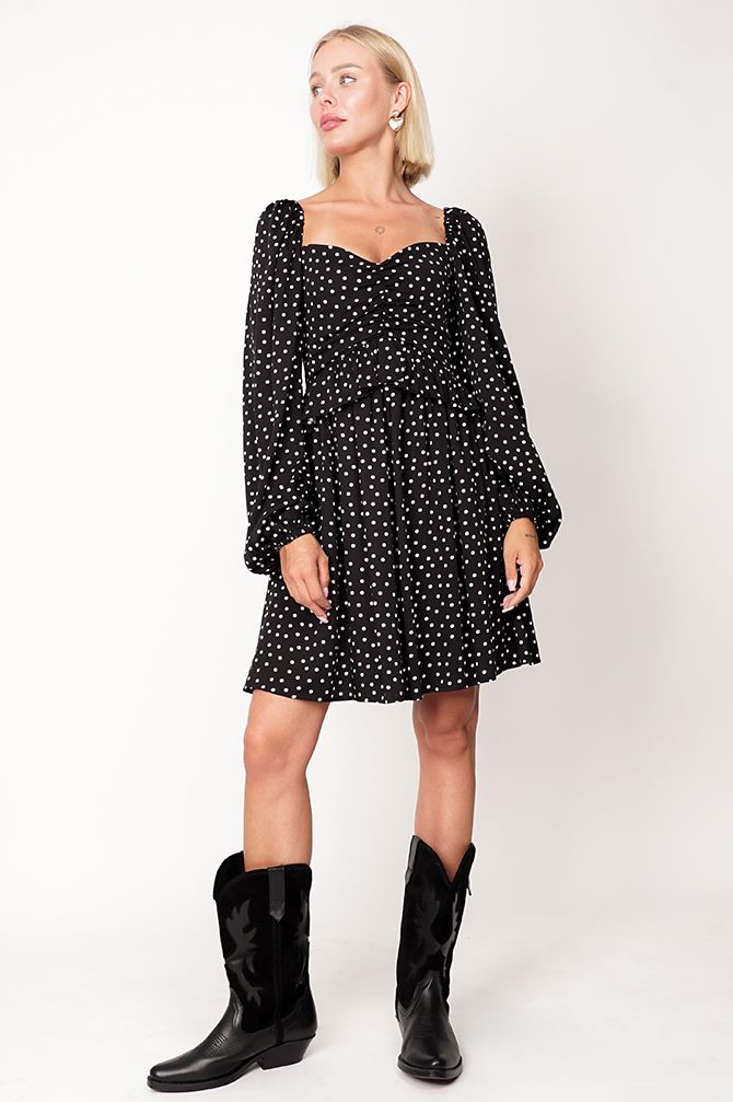 Luisa Dot Dress